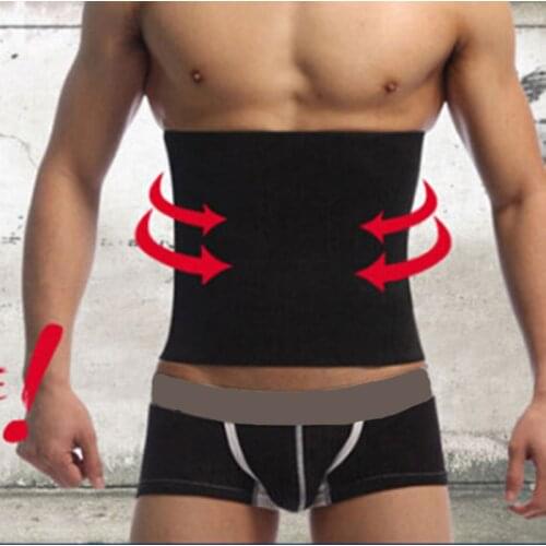 Men Waist Trainer Belts Sauna High Quality Slimming Body Shapers Girdle Workout Sweat Waist Trimmer Corset For Weight Loss