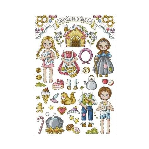 19-QS1180133Counted Cross Stitch 11CT 14CT 18CT DIY Cross Stitch Kits Embroidery Needlework Sets