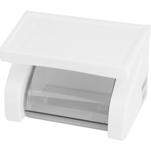 Wall Mounted Plastic Waterproof Toilet Roll Paper Box Holder Bathroom Tool new arrival hot Store