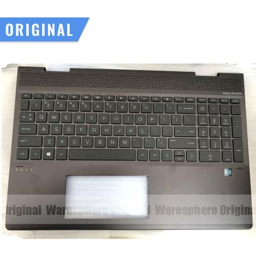 New Original Top Cover Upper Case for HP ENVY X360 15-DS 15M-DS Palmrest With Backlit Keyboard L53987-001 4600GB08002 Brown