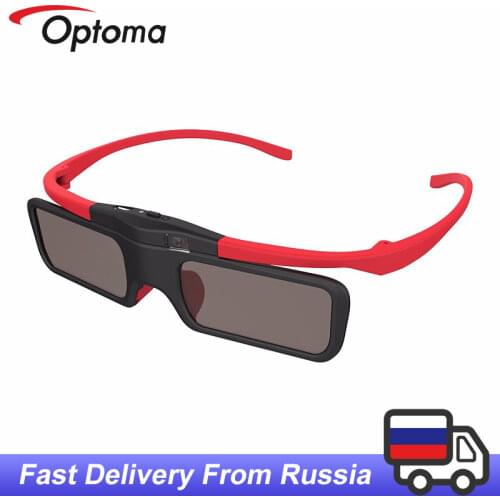 Optoma Original Active Shutter Rechargeable 3D Glasses ZC301 For DLP LINK Projector