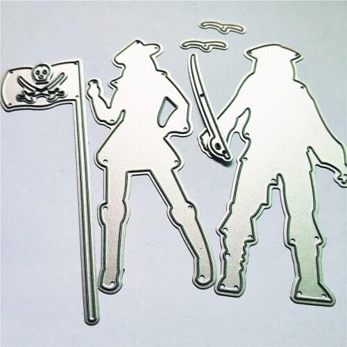 Wholesale die Cutting dies The pirate coupl disk metal craft paper die Scrapbooking/DIY Embossing mould Easter New Year cards