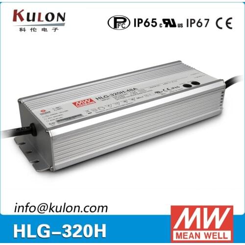 Original Meanwell LED driver HLG-320H-15A 320W 19A 15V adjustable waterproof Mean well LED Power Supply