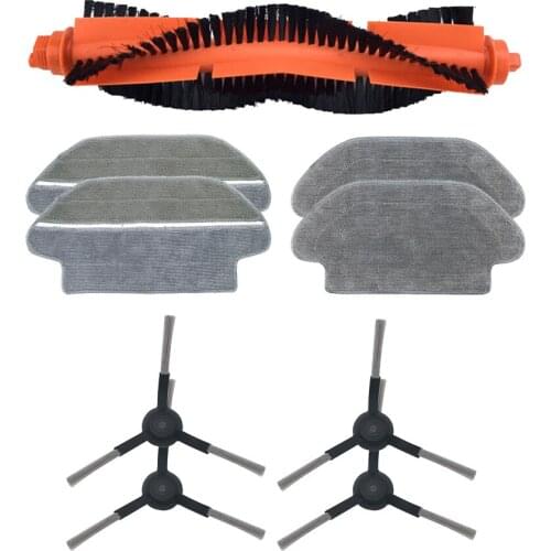 Main Brush Mop Cloth Side Brush for xiaomi STYJ02YM Vacuum Cleaner Parts for conga 3490 Viomi V2 PRO filter V-RVCLM21B