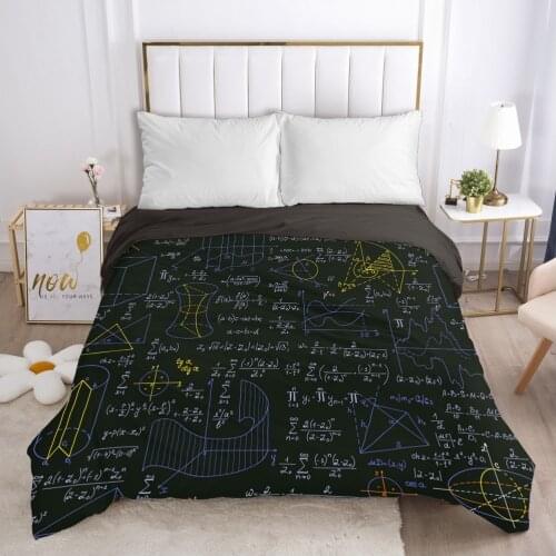 Geometry Duvet cover Quilt/Blanket/Comfortable Case Double King Bedding 140x200 240x220 200x200 for Home mathematics