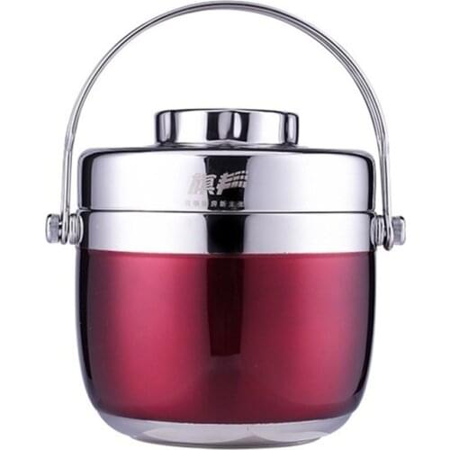 Thermal Lunch Containers Thermos For Food With Containers Double Layer Portable Lunch Box For Food School Drinkware Lunch Box