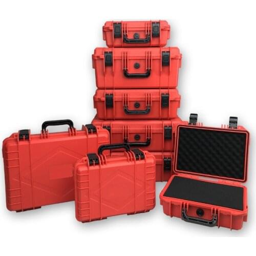 Safety Equipment Tool Box Protective Shockproof Toolbox Sealed Tool Case Impact Resistant Suitcase Outdoor Box With Pre-Cut Foam