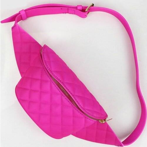 Women Fox Fur Slippers Summer New Fur Slides High-end Fluffy Fox Fur Slippers Fashion Fanny Pack Coin Purse Jelly Bag Drop Ship