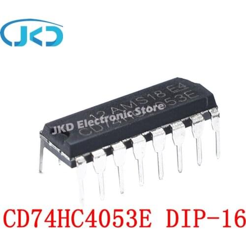 10pcs CD74HC4053E 74HC4053N 74HC4053 DIP-16 New IC