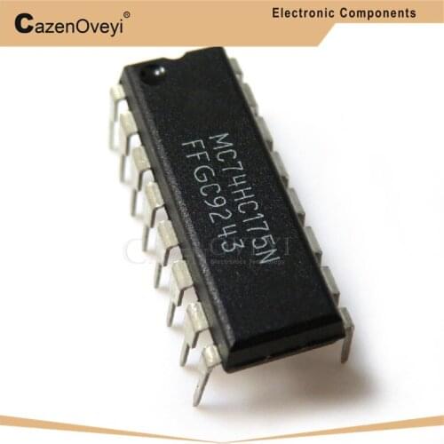 10pcs/lot HD74HC175P SN74HC175N DIP16 74HC175 DIP-16 SN74HC175 74HC175N DIP new original In Stock