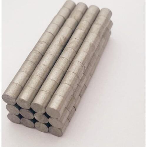 120PCS dia4mmx4mm working temperature max 350 Celsius High temperature magnet strong SmCo magnet 4x4MM permanent magnet