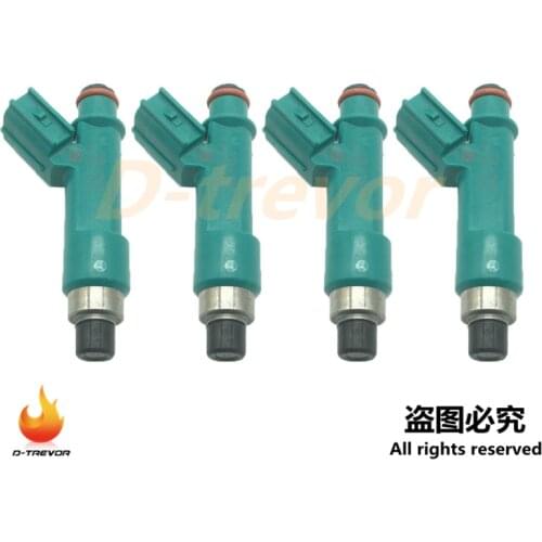 4Pcs OEM 23250-28080 Fuel Injector Nozzle For Toyota Corolla Camry Rav4 Solara Scion 2.4L 23250-0H030 23250-0H060 842-12303