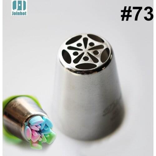 #73 New Arrival Russian Tulip Icing piping nozzle Stainless Steel Cake Cookie Decorator Easy to use Buttercream Piping Tips