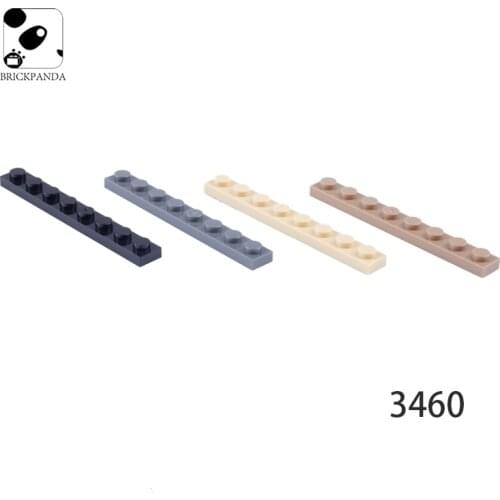 MOC Building Block Parts Baseplate 1X8 Bulk Plate Compatible with 3460 DIY Educational Mini Bricks Assembly Toys for Children