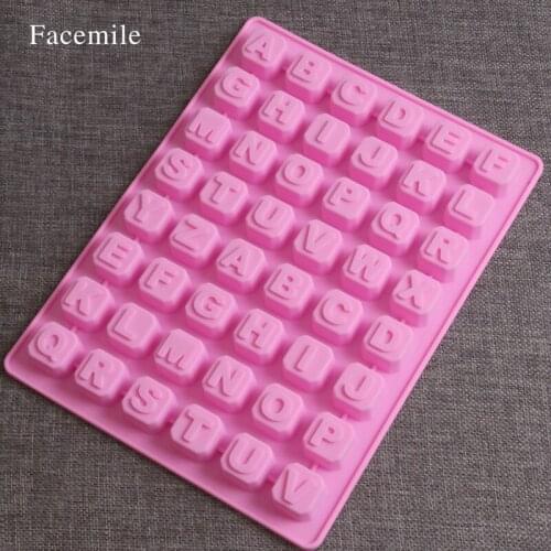 Facemile Alphabet Silicone Molds For Pastry Chocolate Fandant Cake Tools 03030 Gift