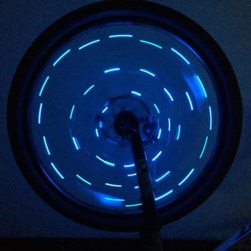Flash Bicycle Wheel Light LED Bike Spoke Lights Waterproof Cool Bicycle Wheel Light Safety Tire Lights Tire Valves Colorful Lamp