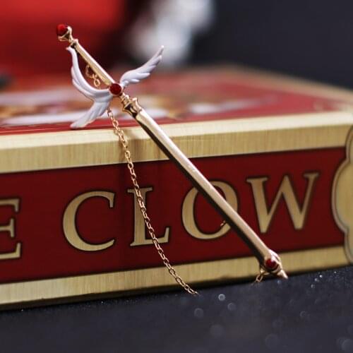 Card Captor Sakura Sword Brooch Jewelry Props Action Figure Girl Toys