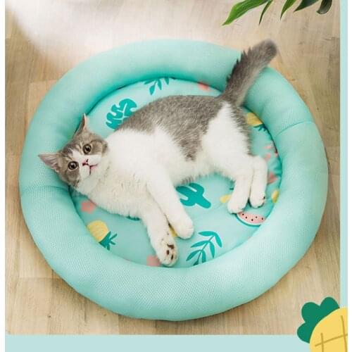 Summer Waterproof Cat Litter Pad Four-layer Summer Thin Summer Cool Nest Breathable Bed Teddy Kennel Dog Pet Ice Pad Puppies