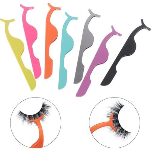 Magnetic Eyelashes Extension Tweezers Applicator Clip Make up Eyelashes Tweezer EyeLash Curler Beauty Makeup Tool