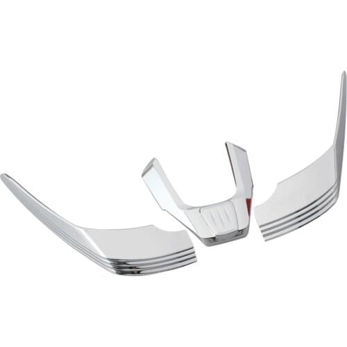 Motorcycle Chrome Rear Fender Trim Trailing Edge Tip For Indian Scout 15-20 Decorate Cover Accessories