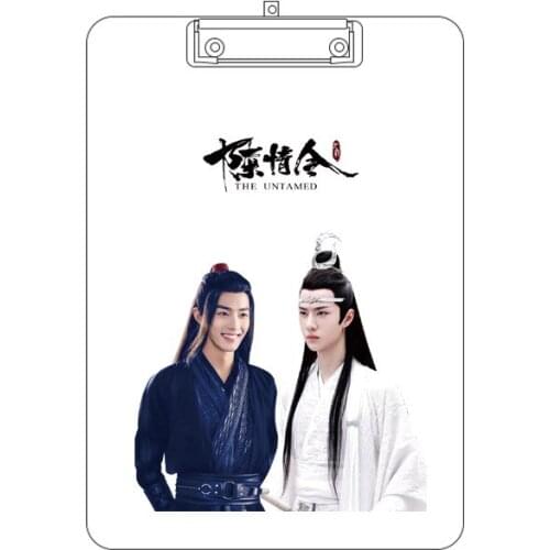 The Untamed Chen Qing Ling acrylic clipboard Strong Metal Clip Wang Yibo Photo Fans Hanger hole Gifts Star Around
