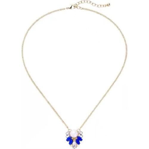 Europe and the United States exaggerated simple zircon temperament necklace sparkling collar neck ornaments Japan and South Kore