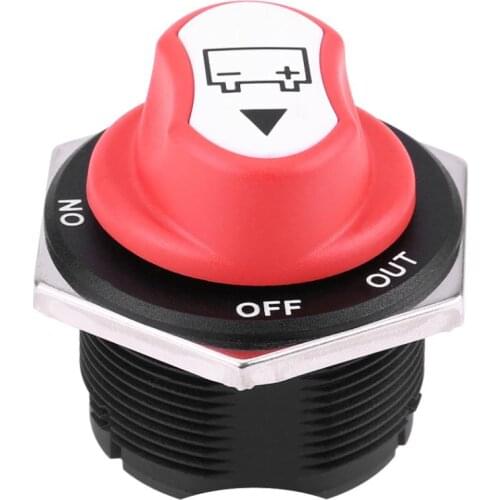 200A Battery Switch Max 32V DC 200A CONT 300A INT Cars/Offroad Vehicle/Truck On/Off Car Battery Isolator Switch