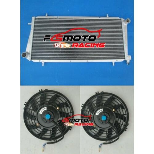 All Aluminum Alloy Radiator & FANS For ROVER/MG MGF/MG Metro Roadstar 16V turbo 95-00 B Racing 96 97 98 99