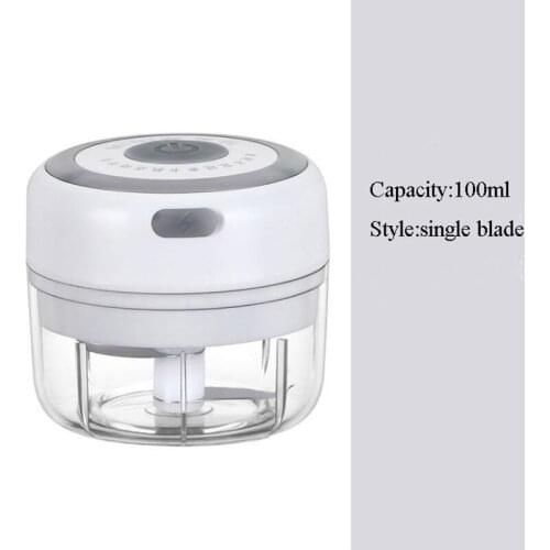 Portable Electric Mini Garlic Masher Sturdy Durable Crusher Chopper USB Charging Food Onion Vegetable Chopper Kitchen Gadgets