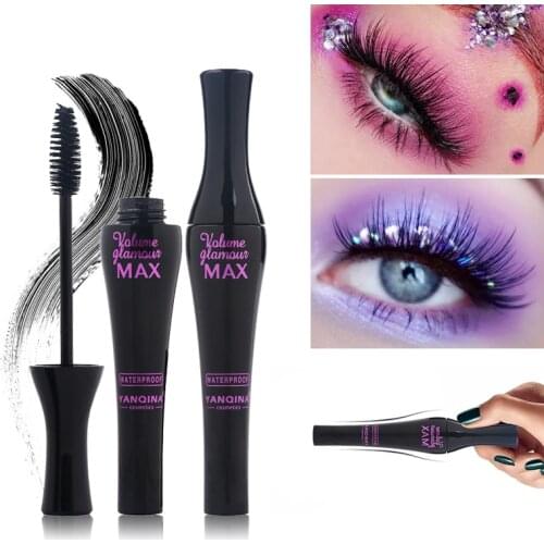 YANQINA Professional Black Mascara Eyelashes Thick Lengthening Makeup Eyelashes Mascara Brand Waterproof Eye Makeup YANQINA Pro