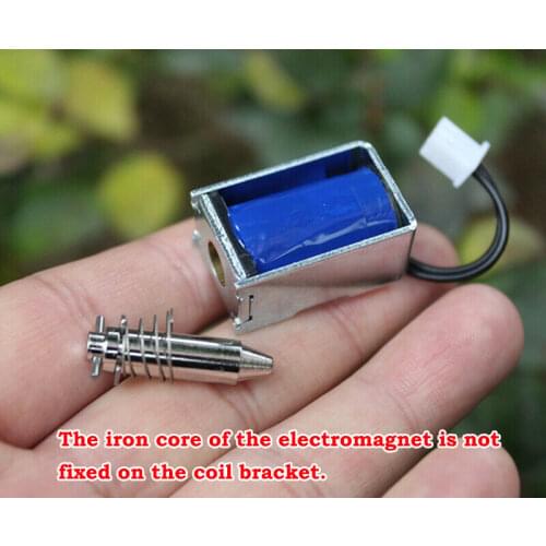 DC 6V 9V 12V Mini Solenoid Electromagnet Push Pull Through Type Electric Magnet