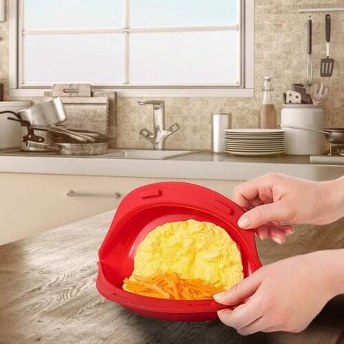 Silicone Omelet Maker Egg Roll Baking Pan Egg Roll Tray Omelet Kitchen Supply For Home Restaurant Silicone Omelet Maker Egg Tool