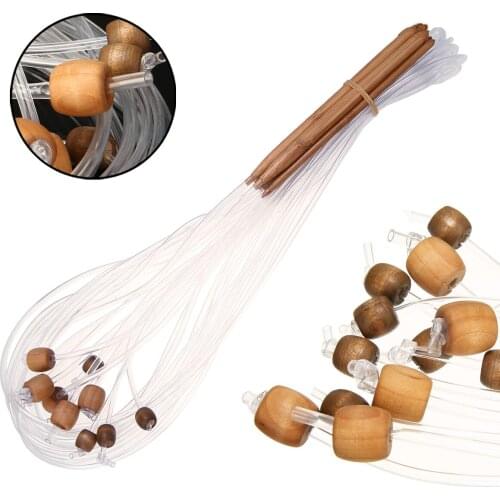 12pcs/set Natural Bamboo Flexible Afghan Tunisian Carpet Crochet Hooks Knitting Needles Bamboo Crochet Hook Set 120cm Long