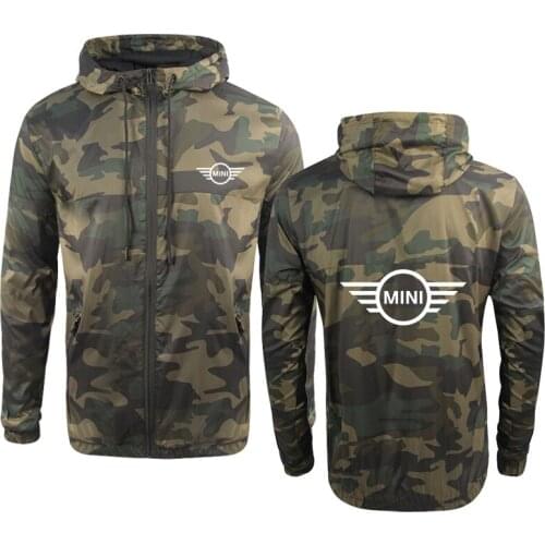 Spring Autumn Casual Mens Hoodie Mini Car Logo Printing Color Matching Sweatshirt Pure Cotton Hirt High Quality Mens Jacket