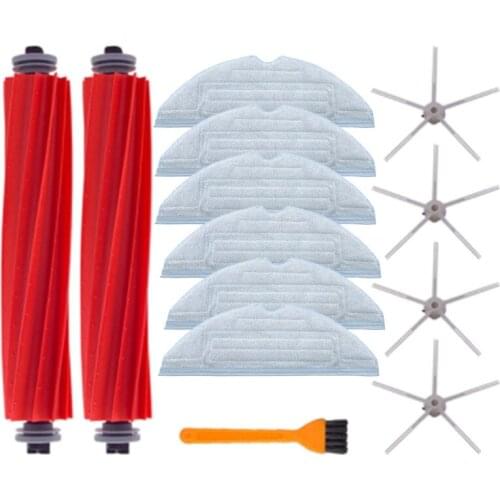 TOP!-Accessories For Xiaomi Roborock S7 S7max S7max T7S Plus Main Roll Brush Mop Rag Side Brush Vacuum Cleaner Spare Parts