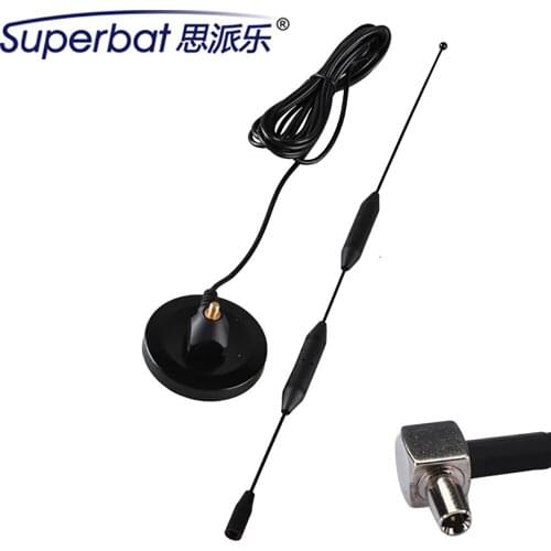 Superbat 11dBi 824-960/1920-2170MHz Aerial Booster 3G Antenna TS-9 Right Angle Plug Magnetic Base for huawei