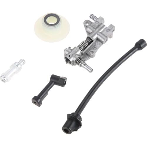 1Set Chainsaw Parts Oil Pump Filter Pipe Hose Line worm Kit For Chinese 45CC 52CC 58CC 4500 5200 5800 Chainsaw