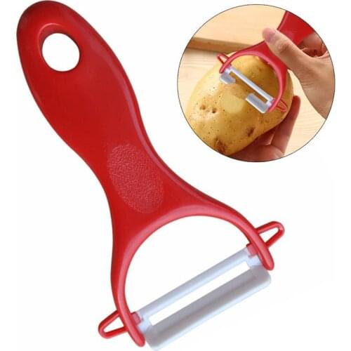 1pc Fruit Vegetable Peeler Cutter Sharp Stainless Steel Potato Carrot Grater Portable Hand Peeler Food Peeler Kitchen Tools