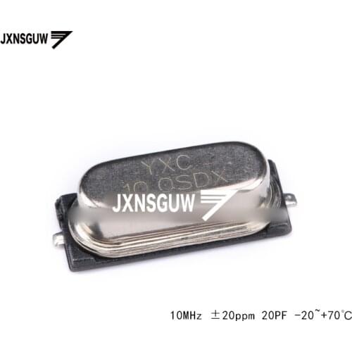 10PCS SMD passive crystal oscillator/HC-49SMD 10MHz 20ppm 20PF X49SM10MSD2SC