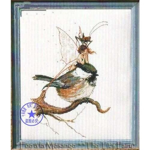 14/16/18/27/28 free delivery Top Quality lovely counted cross stitch kit bird fairy Nimue