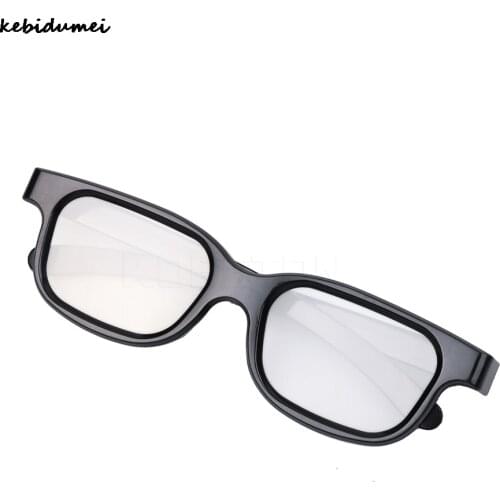 Kebidumei 3D Glasses Polarized Real Vision Glasses Stereo Viewer Game Movies for LG for Sony for Sharp for Smart TV for 3D Print