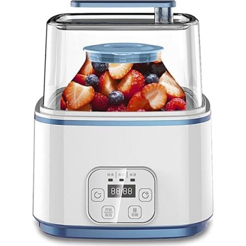 Microcomputer Control Enzyme Machine Rice Wine Machine 20W 2L Glass Yogurt Maker Fully Automatic Dried Enzyme 220-240V