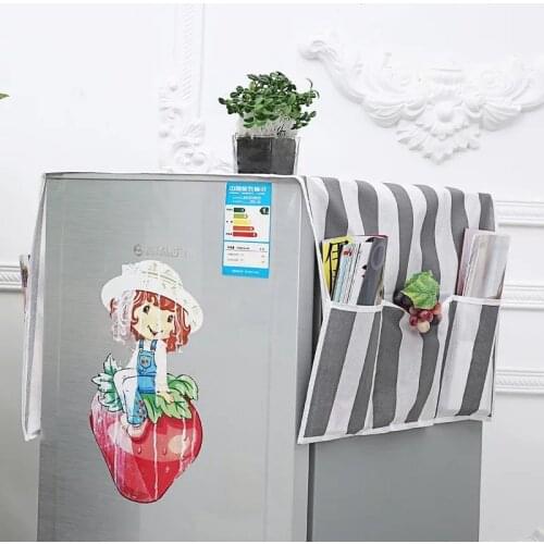 Environmental Washing Machine Cover Refrigerator Dustproof Storage Bag Home Decor Refrigerator organizer Fridge cover