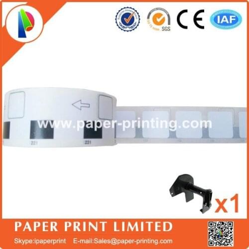 12xrolls ETICHETTE BROTHER DK11221 23x23mm 1000pz QL-500A QL-550 QL-560 QL-570 QL-700