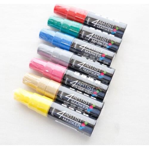 France Pebeo Artist Graffiti Pen 8mm Thick Oblique Tip Marker Pen Imported From Japan Oily Markers Drawing Brush