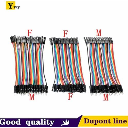 40 / 120pcs 40PIN 20CM Dupont Line Male to Male + Female and Female to Female Jumper Dupont Wire Cable For Arduino DIY KIT
