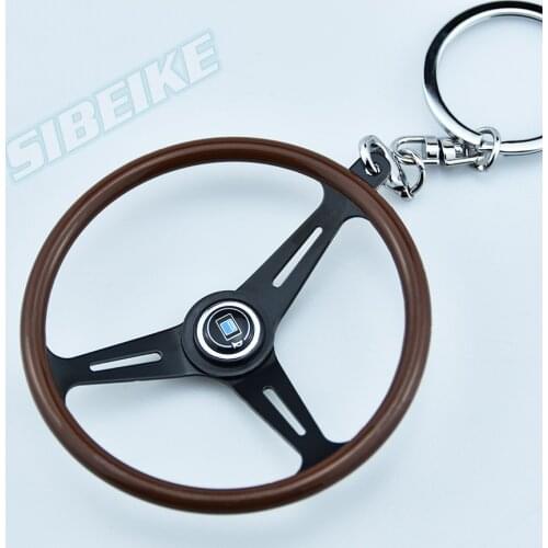 Promotion Gift Mini Car Steering Wheel Keychain With Logo