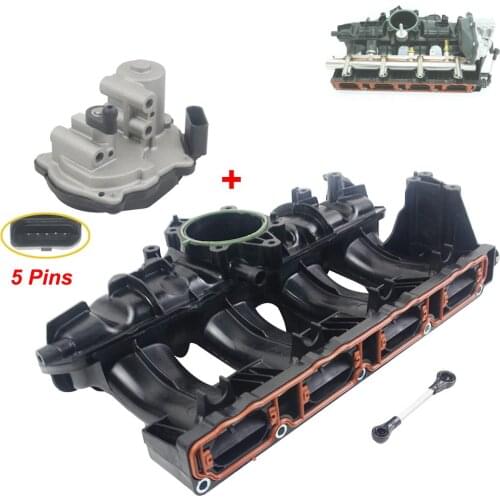 AP01 Intake Manifold & Flap Motor For Audi VW Jetta Seat Skoda 2.0 TFSI 06F133201P