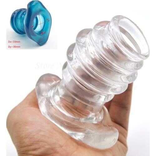 Soft Hollow Anal Plug Dilatador Anal Speculum Expander Butt Plugs Adult Sex Toys For Woman Men Anus Dilator Stimulator Massager