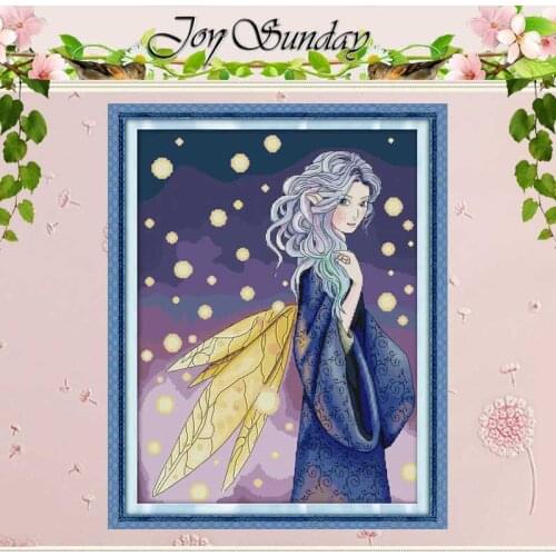 Natalia Fairy Patterns Counted Cross Stitch 11CT 14CT Cross Stitch Set Wholesale DIY Cross-stitch Kit Embroidery Needlework